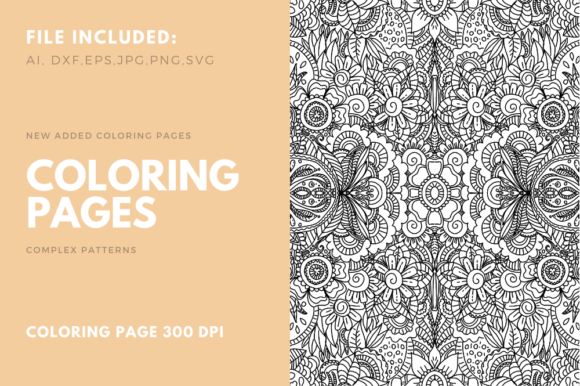 A Cool Coloring Page Design for Embroidery Projects