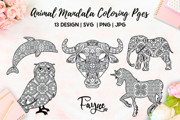 A Creative Asset Review: Evaluating 13 Animals Mandala Graphics