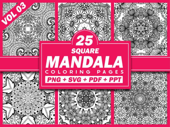 A Designer's Hands-On Review of 25 Square Mandalas