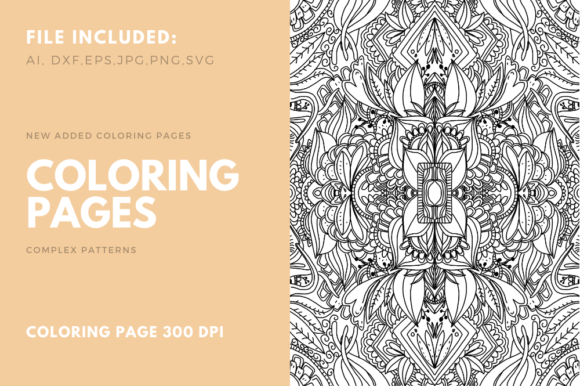 A Detailed Brand Review of the Adult Coloring Book Graphics Asset