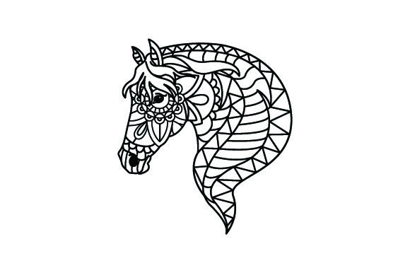 A Mandala Horse Design for Cricut and Premium Crafts