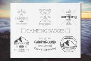 A Professional Review of the Camping Badges Set Graphics