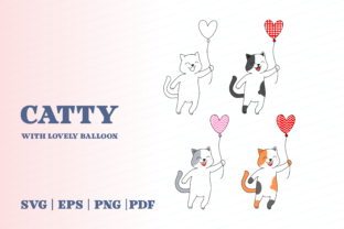 Catty's Balloon Graphics for Brand Illustrations