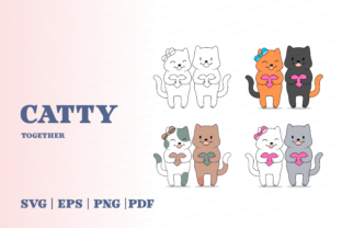 Catty Togther: A Playful Graphic for Lifestyle Publishing