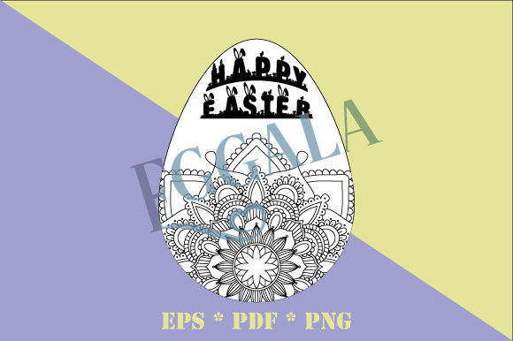 Coloring Mandala Eggala Easter Egg: A Designer’s Take