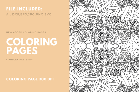 Coloring Pages KDP 05: A Graphics Asset Review for Commercial Creators