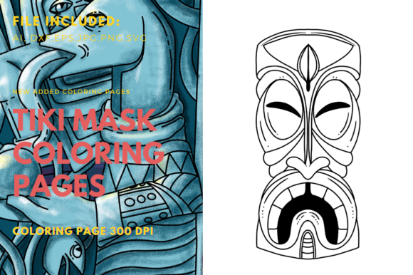 Crafting with the Polynesian Mask Big Teeth Graphic