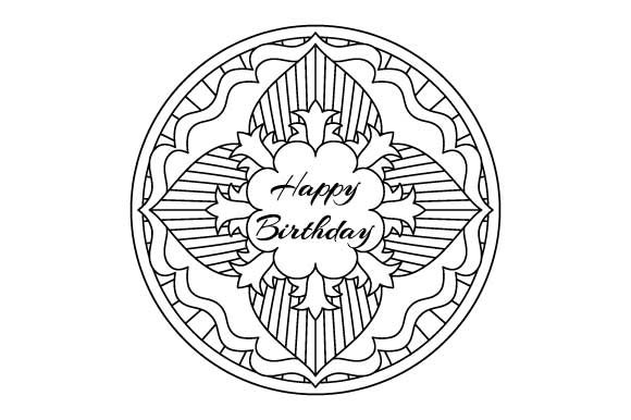 Happy Birthday Coloring Mandala: A Designer's Practical Review