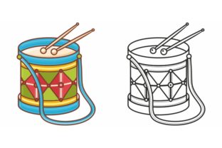 Reviewing a Drum Toy Graphic for Branding & Content